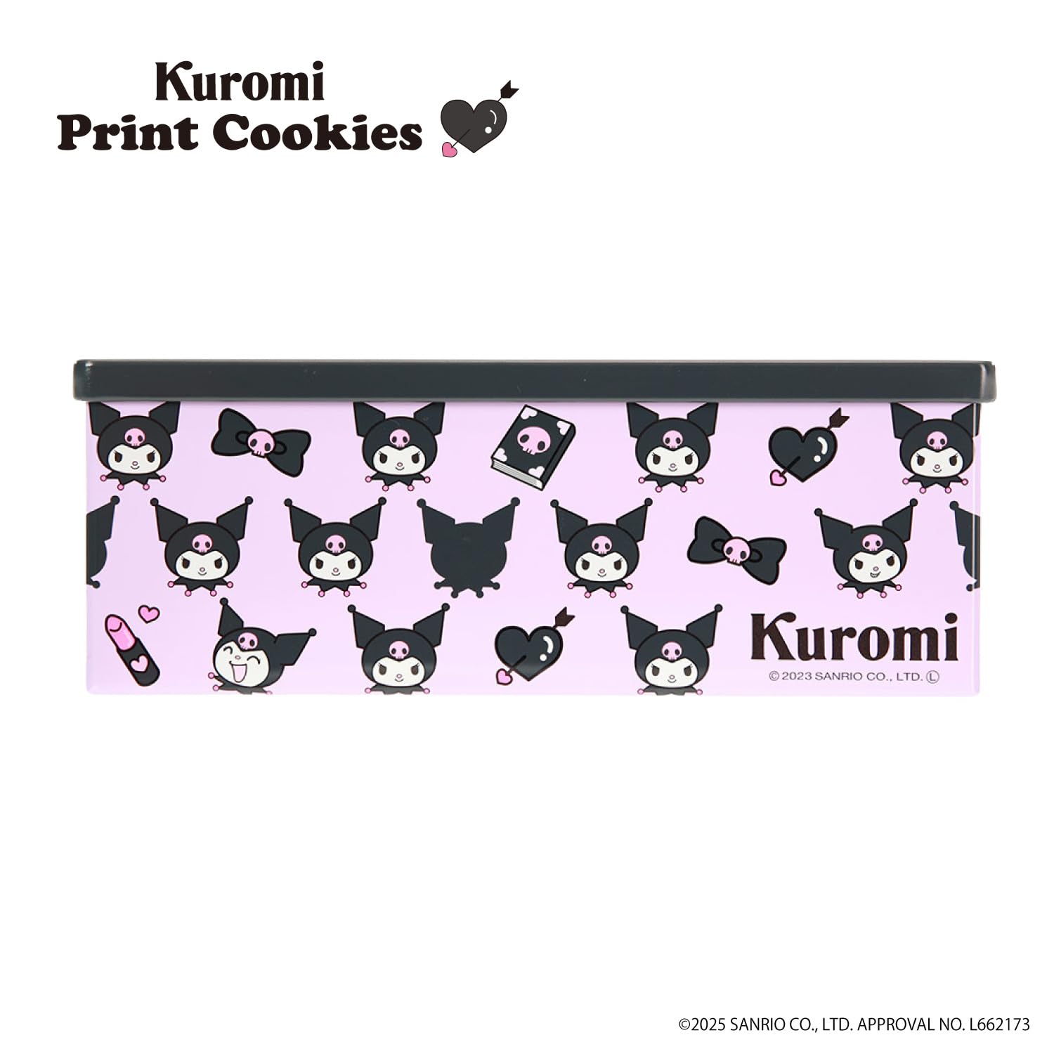 Kuromi cookie tin gift set — perfect for Sanrio fans and collectors.