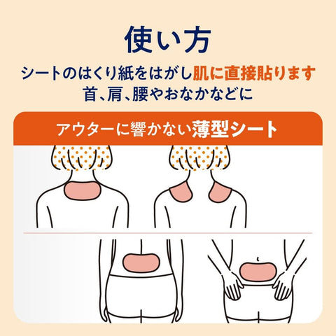 How to use MegRhythm Steam Warm Patch step-by-step