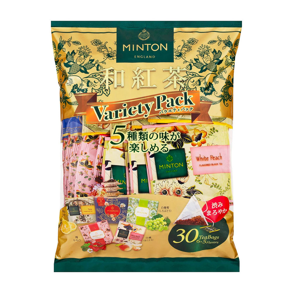 MINTON Japanese Black Tea Variety Pack with 5 Assorted Flavors