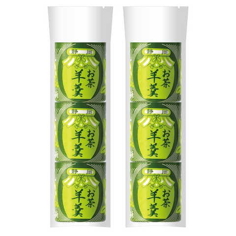 Miura Seika Japanese green tea yokan mini sweet bean jelly in push-up tube
