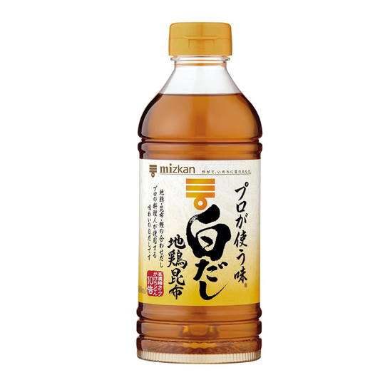 Mizkan Professional Taste White Dashi 500ml bottle front view 800