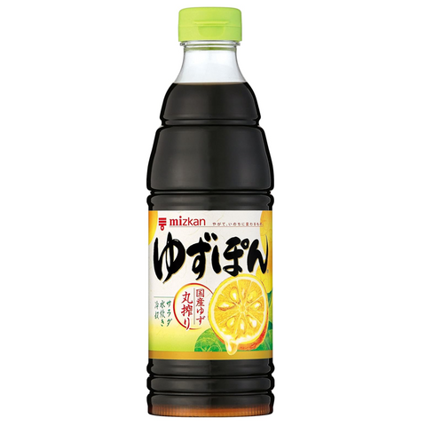 Mizkan Yuzu Ponzu Sauce 600ml Japanese citrus soy sauce bottle