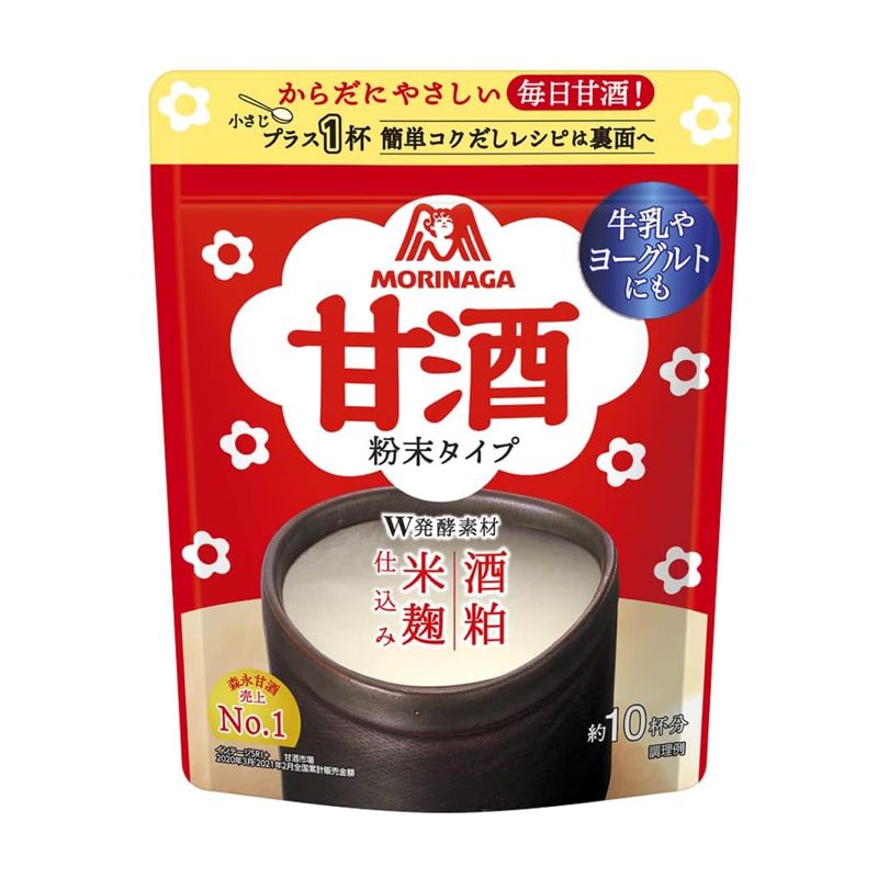 Morinaga Amazake Powder 100g Japanese sake lees and rice koji drink mix