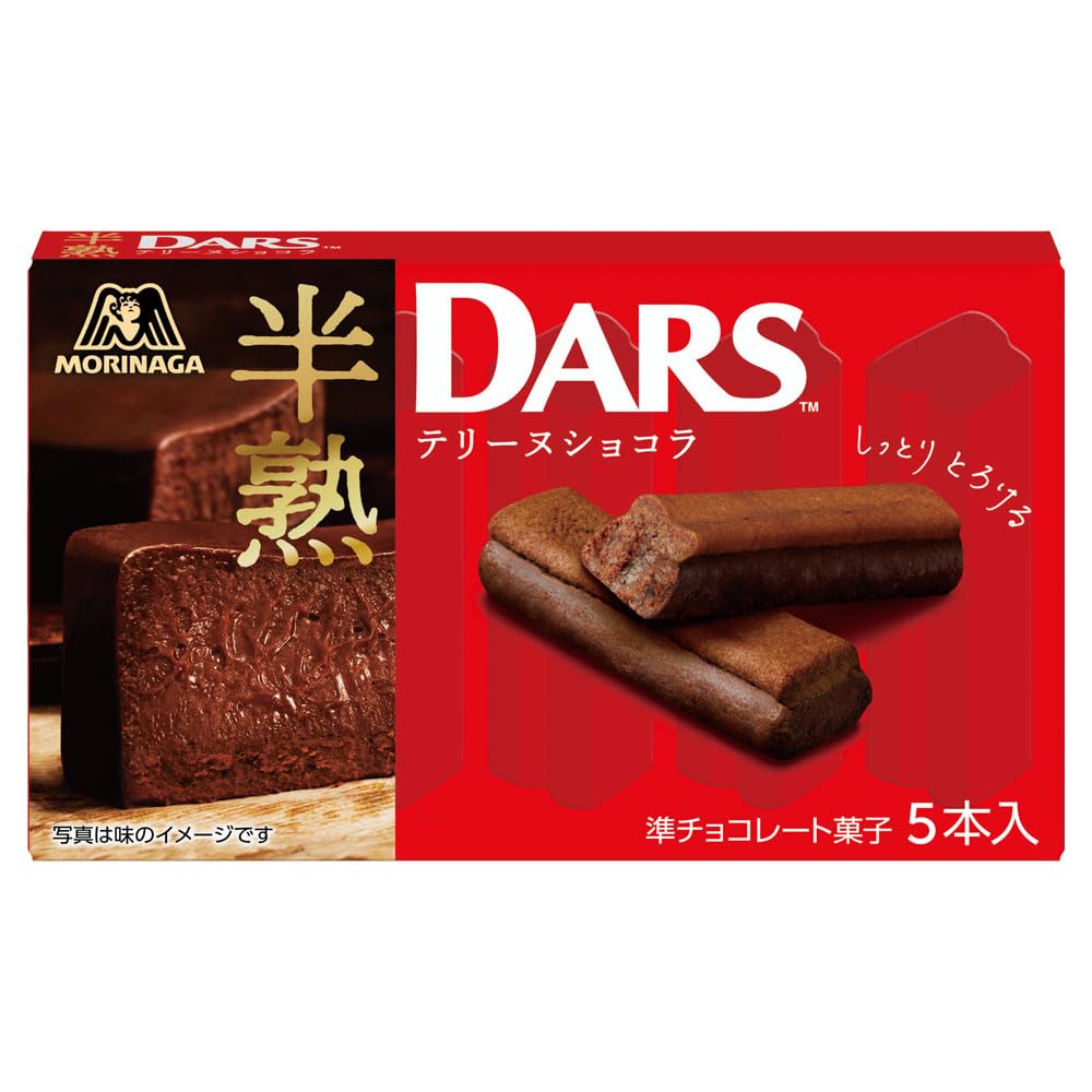 Morinaga Hanjuku DARS Terrine Chocolat 5 Sticks – soft-baked Japanese chocolate bars