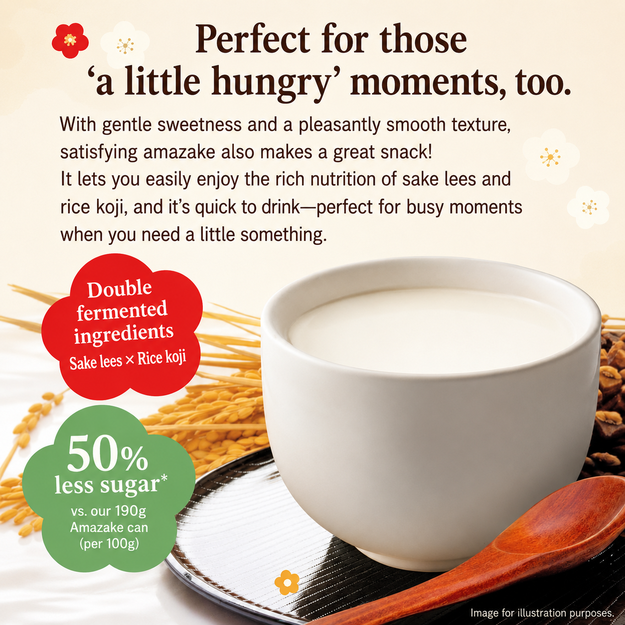 Morinaga Japanese amazake made with sake lees and rice koji