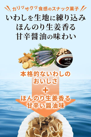 Nutritional information for Motomachi Iwashi Snack with calcium and DHA