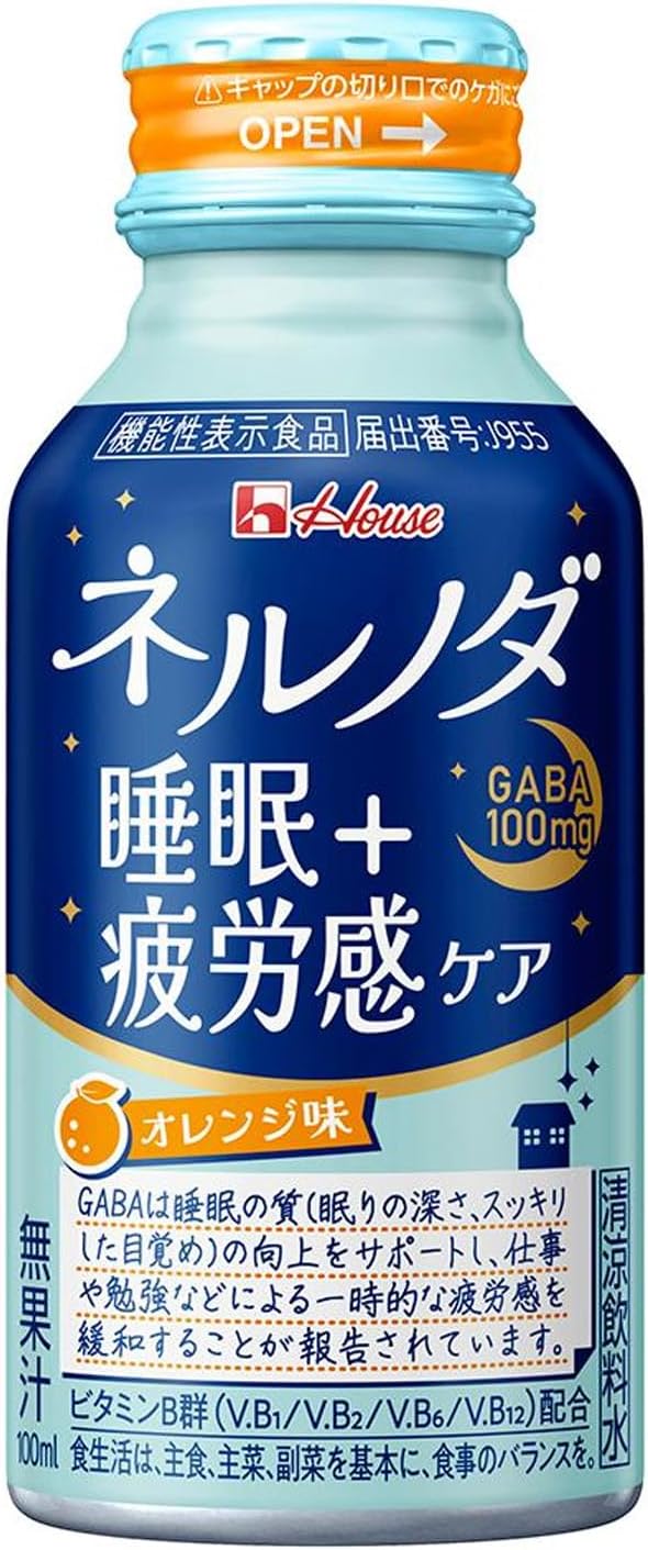 Japanese functional drink for sleep quality and fatigue care with GABA