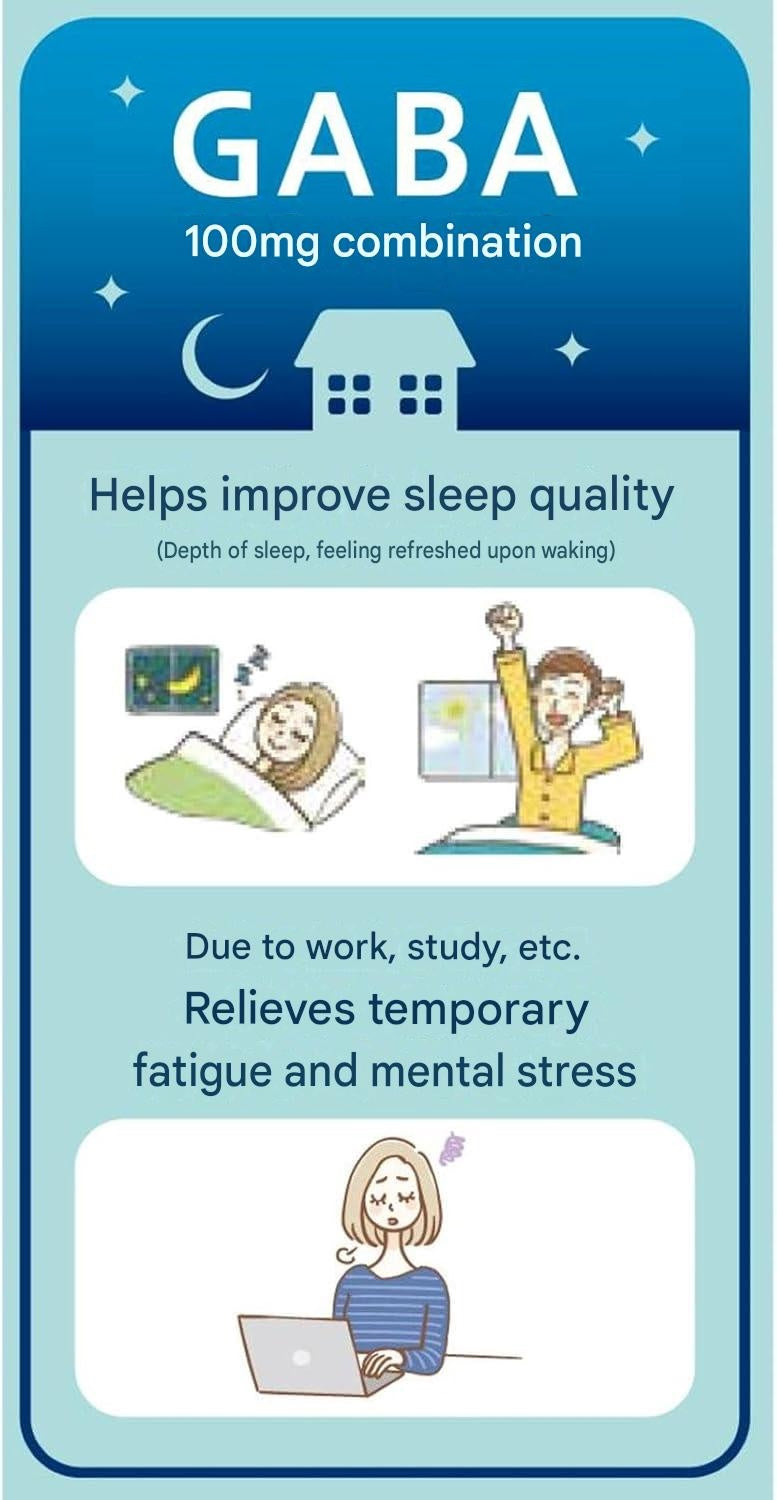 Japanese Nerunoda functional food with GABA for sleep quality and stress support