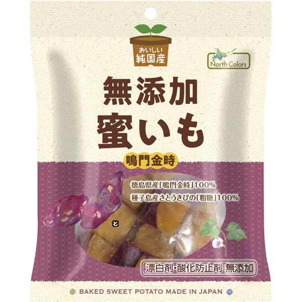 North Colors additive-free Naruto Kintoki candied sweet potato snack 150g package front view