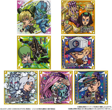 Official Bandai JoJo's Bizarre Adventure Stone Ocean candy toy wafer with collectible sticker