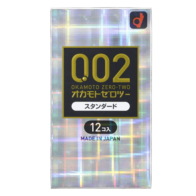 Okamoto Zero Two 0.02mm ultra thin condoms premium Japanese latex 12 pieces