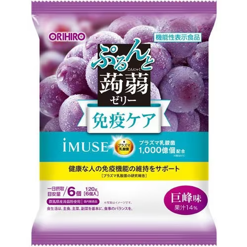 ORIHIRO Purunto Konjac Jelly Kyoho Grape Flavor functional food from Japan