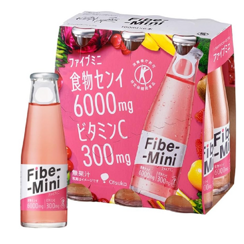 Otsuka Fibe-Mini FOSHU dietary fiber sparkling drink 100ml 6 bottles from Japan