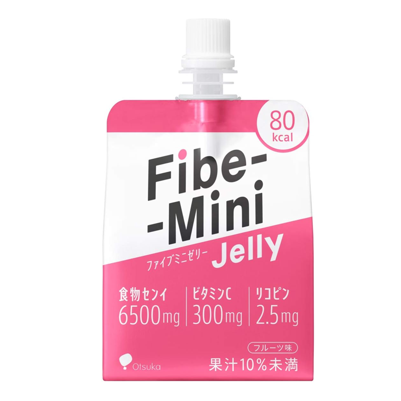 Otsuka Five Mini Jelly Drink 180g 6 pack with dietary fiber and vitamin C