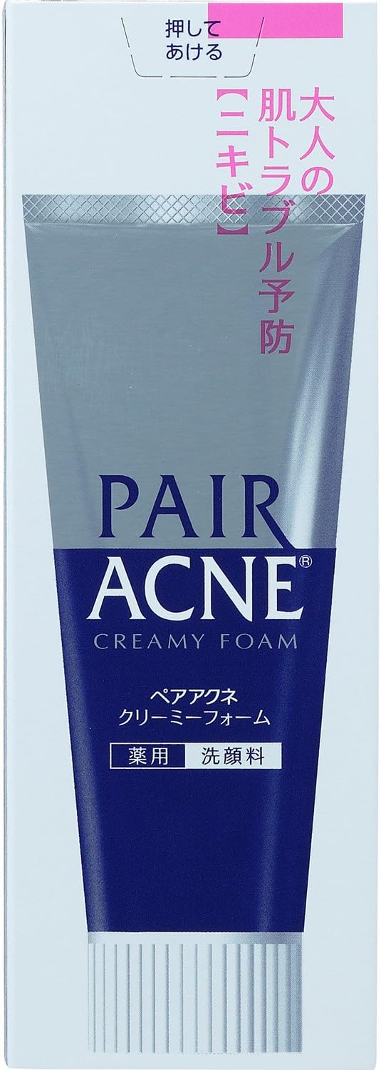 Pair Acne Creamy Foam packaging Japan low irritation face wash