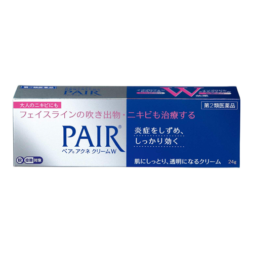 Pair Acne Cream W 24g Japanese medicated acne treatment cream tube