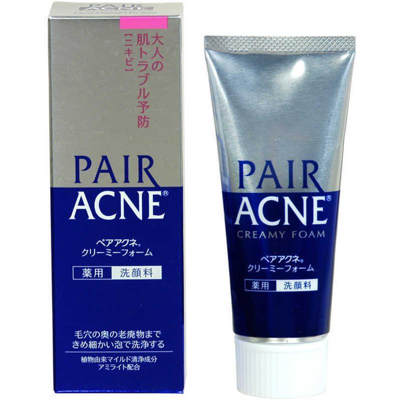 Creamy foam texture of Pair Acne facial cleanser for acne care