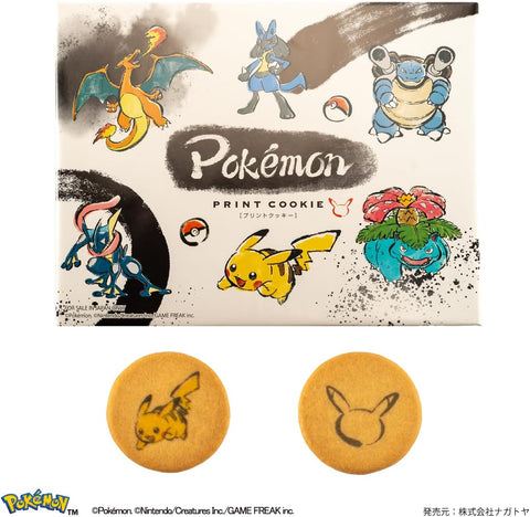 Cute Pokémon printed milk cookies individually wrapped Pikachu snack Japan