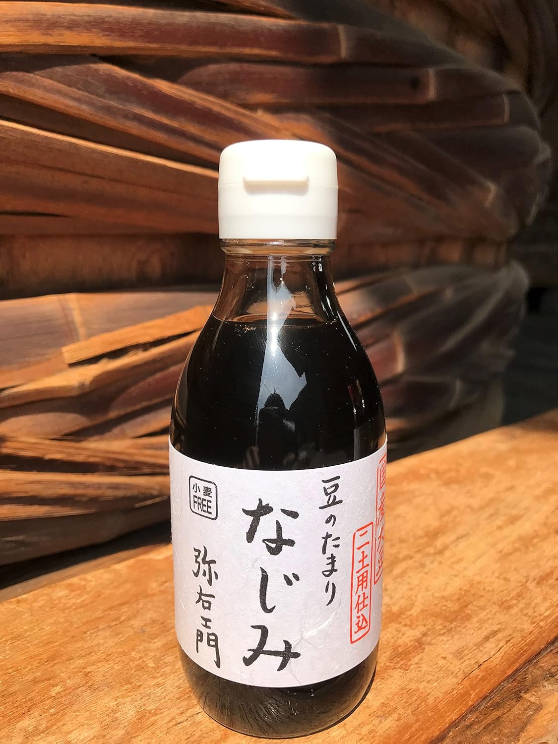 Premium Japanese gluten-free tamari aged three years in cedar barrels
