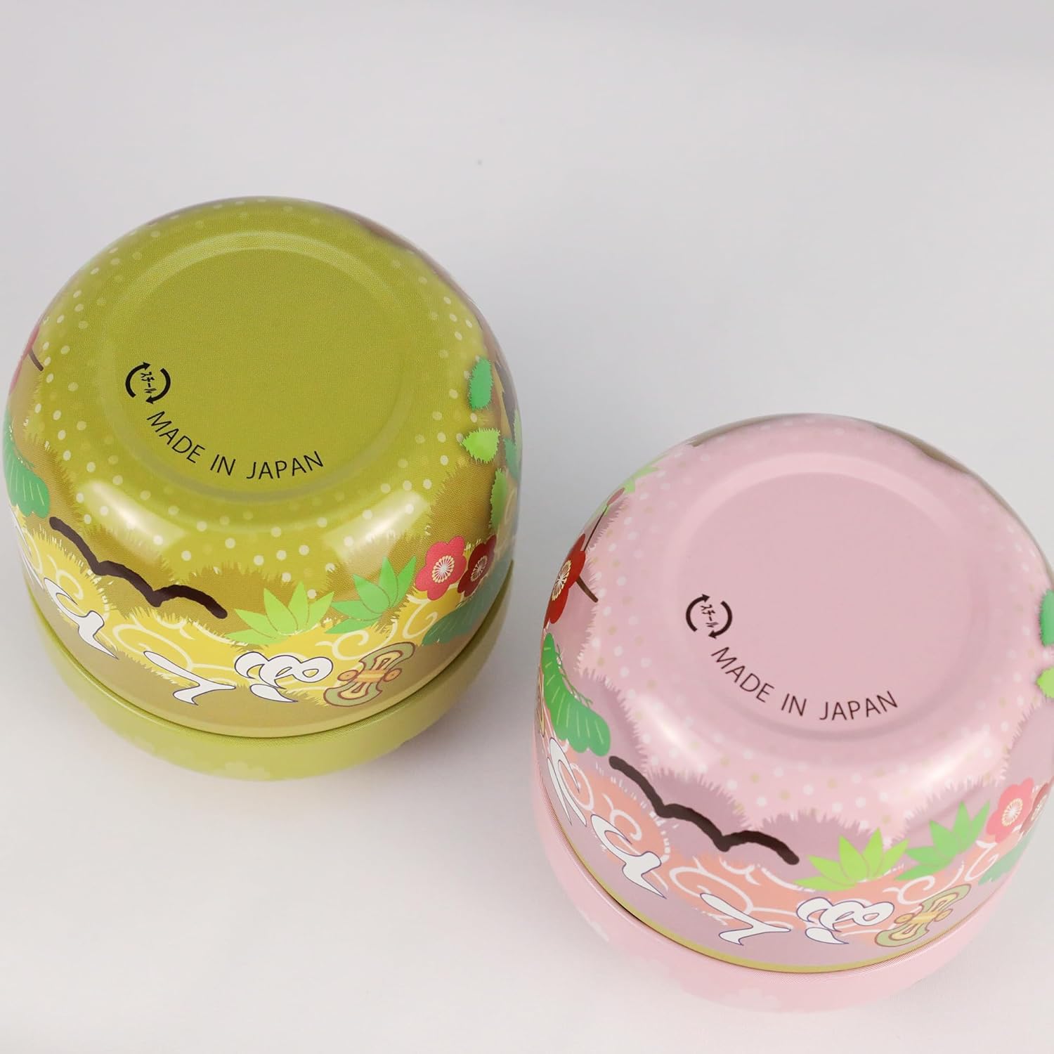 Premium Japanese loose leaf green tea gift set with reusable owl tea canisters