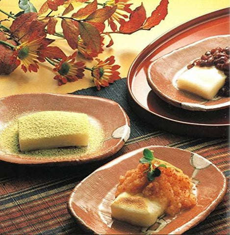 Premium Japanese Kogane Mochi rice cakes pre-cut for toaster browning