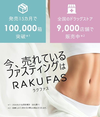 Easy RAKUFAS fasting set with no prep or recovery meals