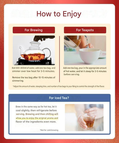 Roasted Japanese adzuki bean herbal tea with 40 tea bags caffeine free and additive free