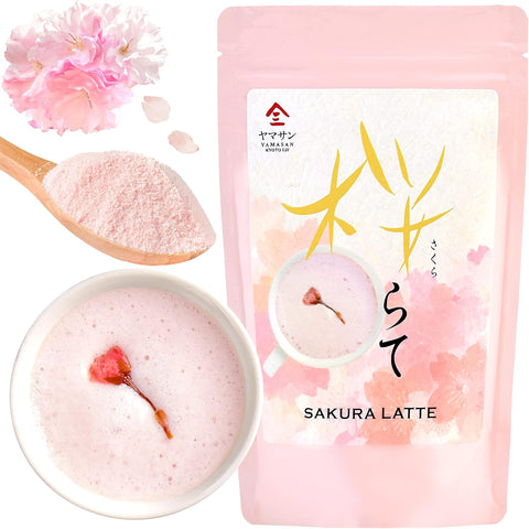 Japanese Sakura Latte Powder 100g Kyoto Uji Yamasan cherry blossom drink mix