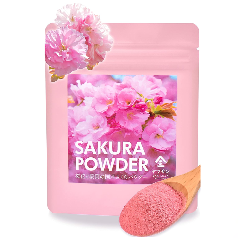 Japanese sakura powder 40g for baking desserts and drinks
