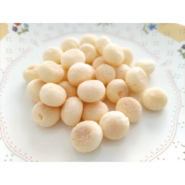 Sanrio collaboration Japanese egg yolk boro snack with Hello Kitty characters