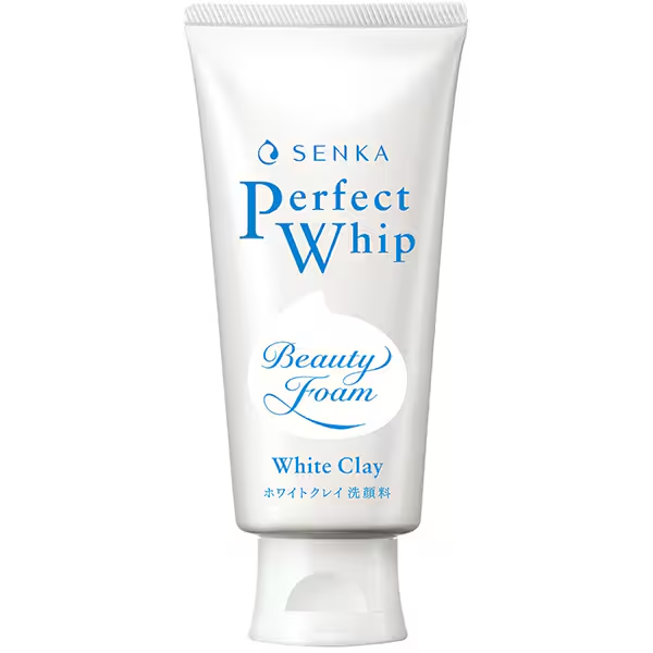 SENKA Perfect Whip White Clay Facial Cleanser 120g – Deep cleansing foam from Japan