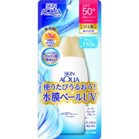 Skin Aqua Super Moisture Sunscreen Gel 110g SPF50+ PA++++ bottle