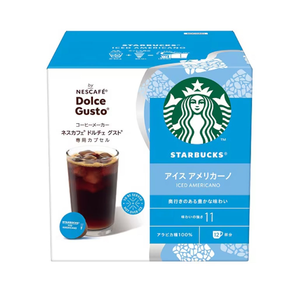 Starbucks Iced Americano Capsules for Nescafé Dolce Gusto – 12 Cups