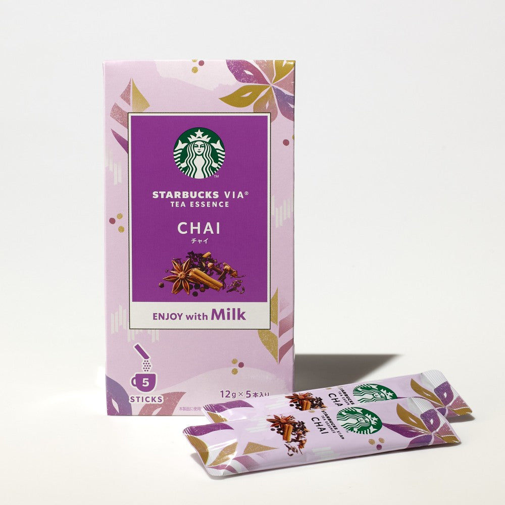 Starbucks VIA Tea Essence Chai instant tea latte 5 sticks