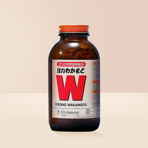 Strong Wakamoto 1000 Tablets Japanese digestive support supplement for gut health