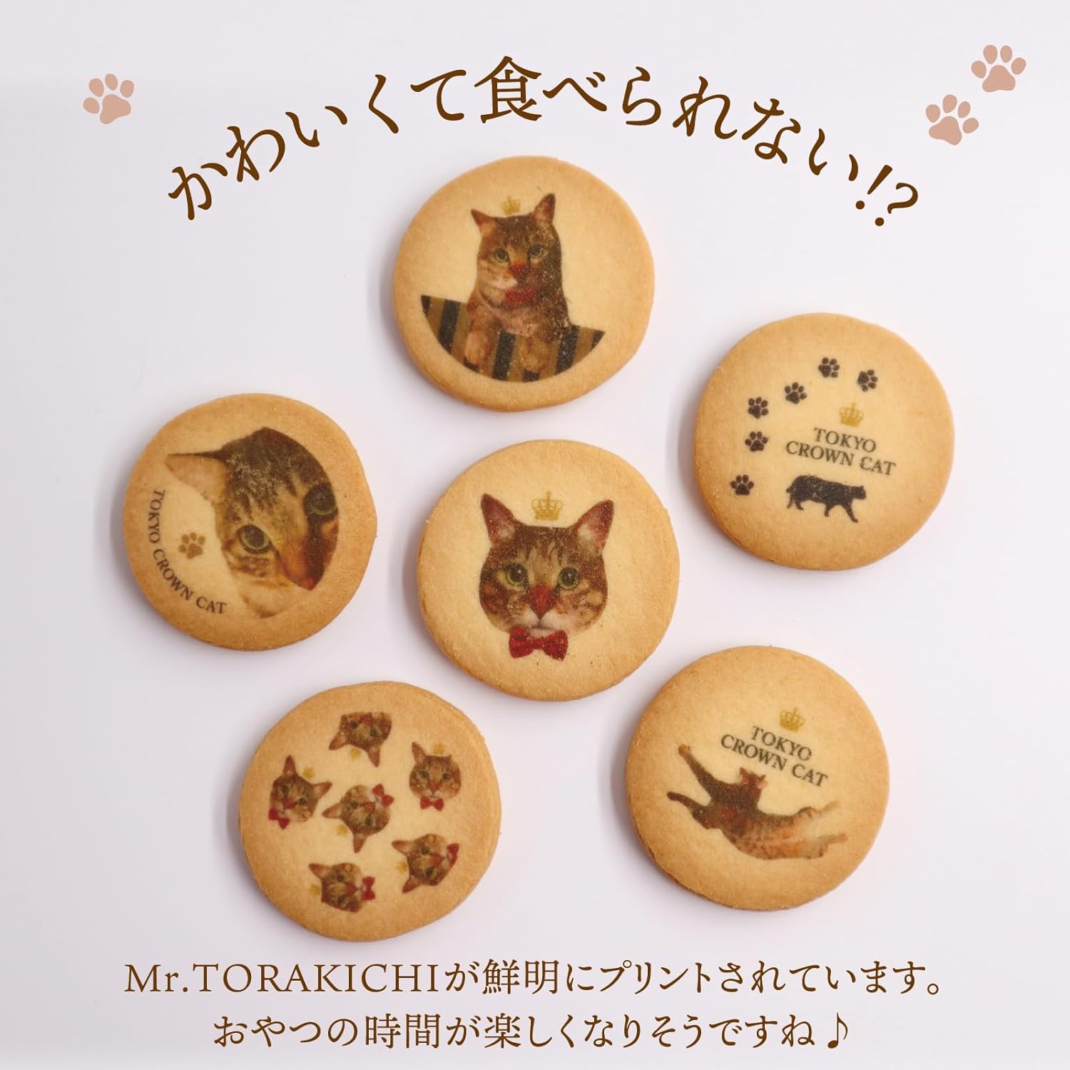 TOKYO CROWN CAT Torazu cookies gift box Japanese baked sweets for cat lovers