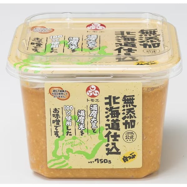 Tomoe Hokkaido Shiro Tsubu Miso Cup 750g – Additive-Free White Miso from Hokkaido