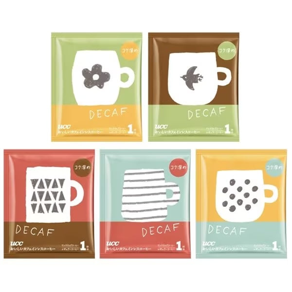 UCC decaf coffee made with 100% Arabica beans from Brazil and Colombia