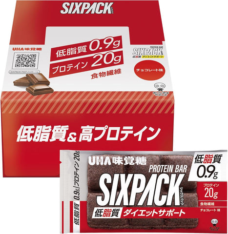 UHA SIXPACK high protein chocolate bars