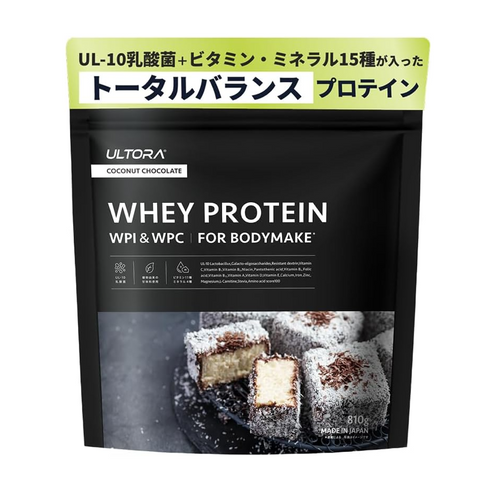 ULTORA Whey Protein 810g Coconut Chocolate Flavor Japanese WPI WPC protein powder