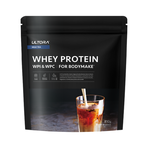 ULTORA whey protein milk tea flavor 810g made in Japan