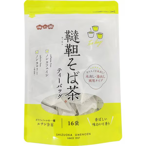 Umenosono Dattan Soba Tea tea bags 16 bags caffeine free Japanese buckwheat tea