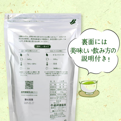 Loose leaf Japanese green tea from Yame Tea Iwasaki-en Sencha Gold 300g