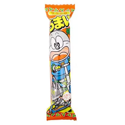 Classic Japanese dagashi snack assortment Yaokin Umaibo corn puff
