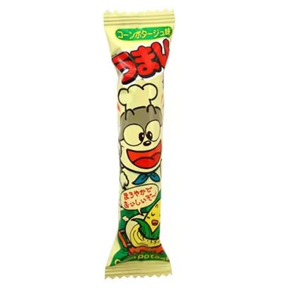Classic Japanese dagashi snack Yaokin Umaibo corn puff